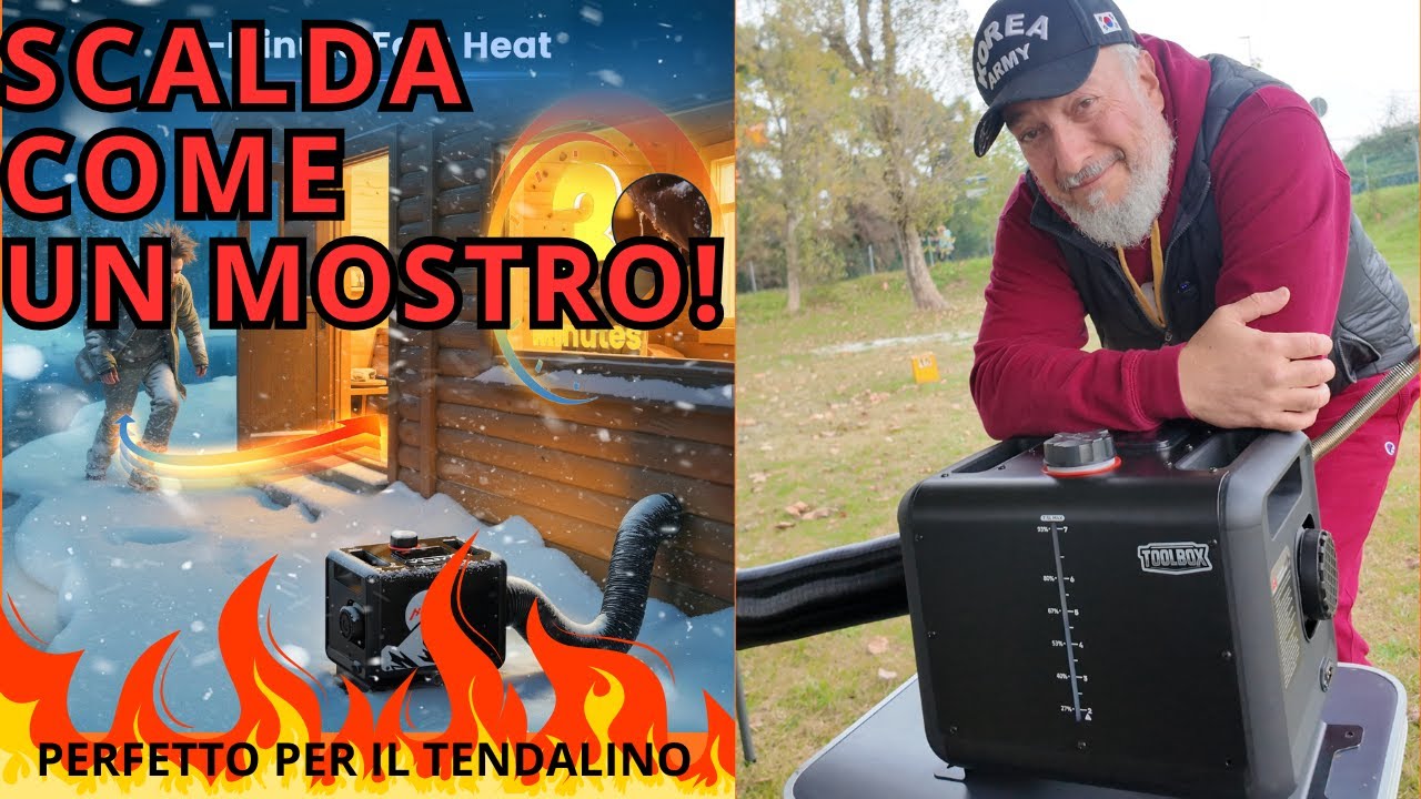 HCALORY TB MAX 8KW 2025 – Riscaldatore Diesel con App, CO Allarme e Modalità Altitudine |  + Sconto
