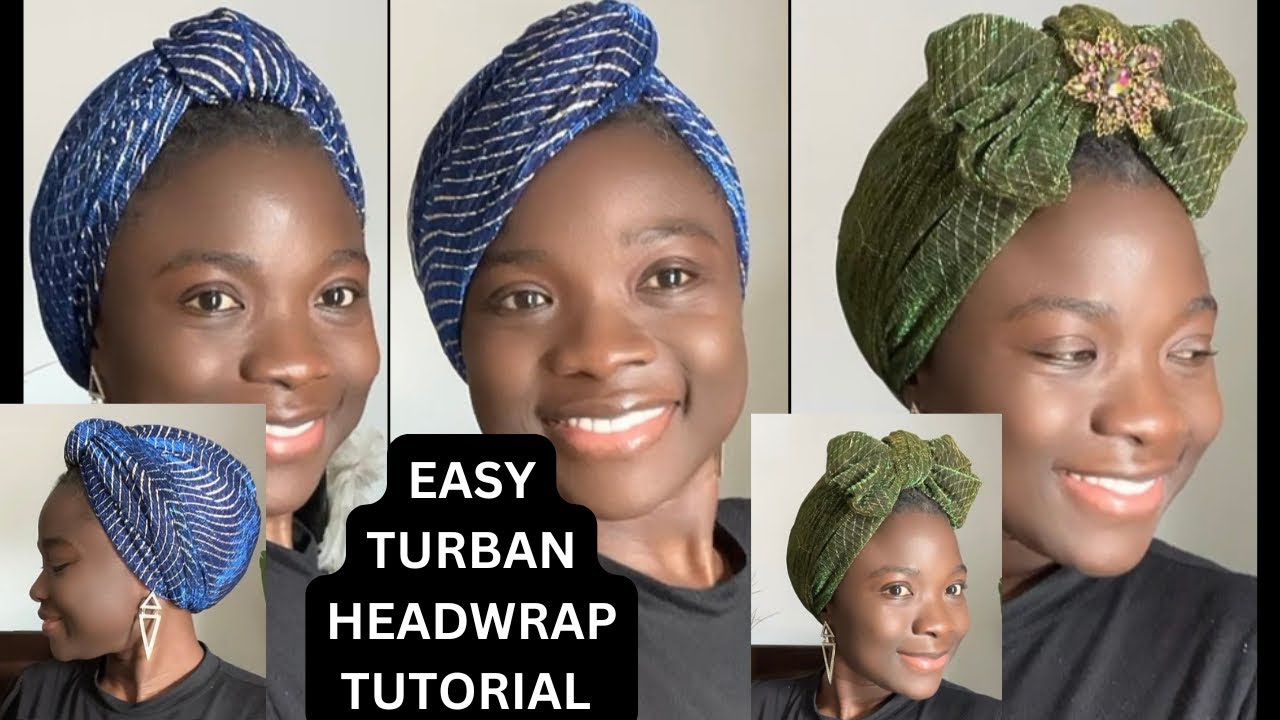 HOW TO TIE QUICK & EASY HEADWRAP AS A BEGINNER || TURBAN