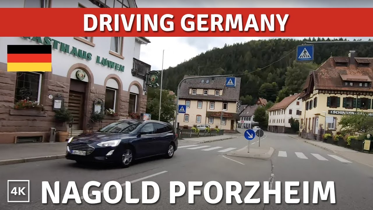Driving in Europe / Germany 🇩🇪 Büchenbronn | Nagold | Pforzheim [4K]