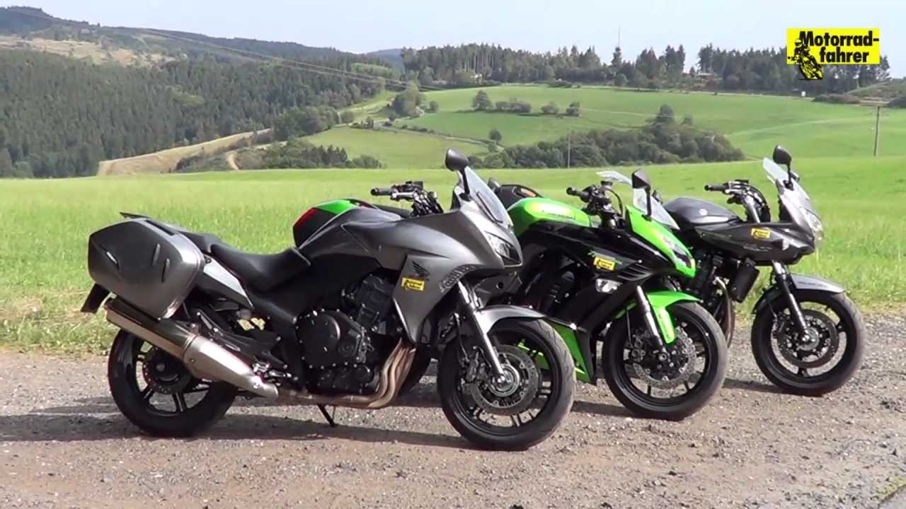 Motorradfahrer -  Suzuki 1250 Bandit, Kawaskai Z1000SX, Honda CBF 1000 F