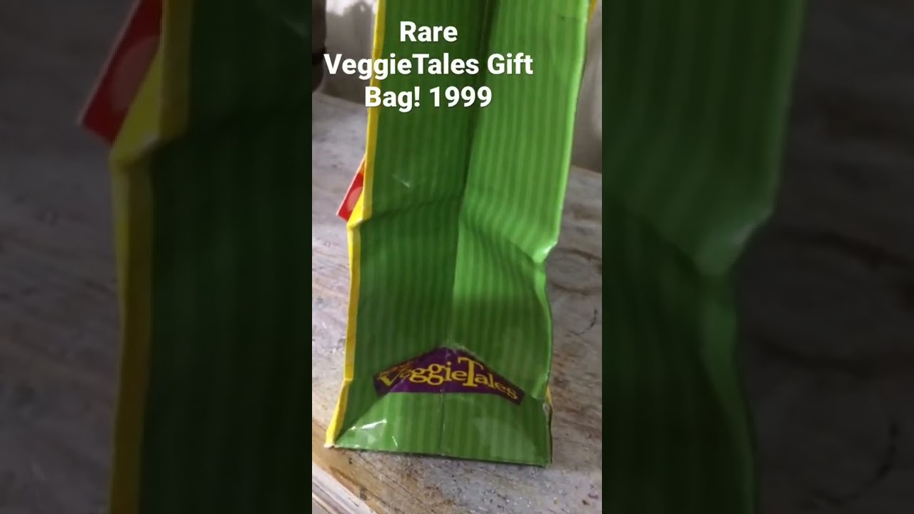 Rare 1999 VeggieTales Gift Bag!