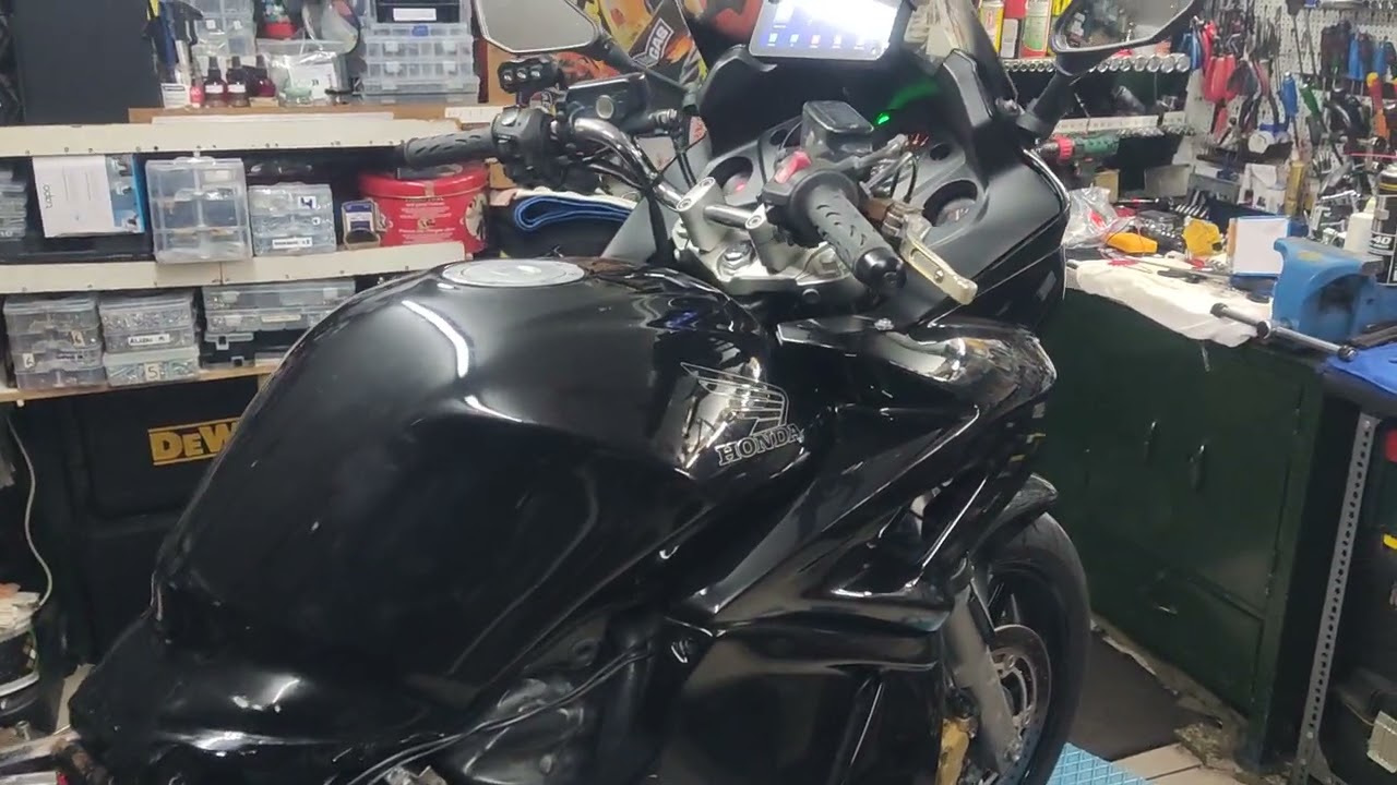 HONDA CBF1000 after a fuel pump regeneration