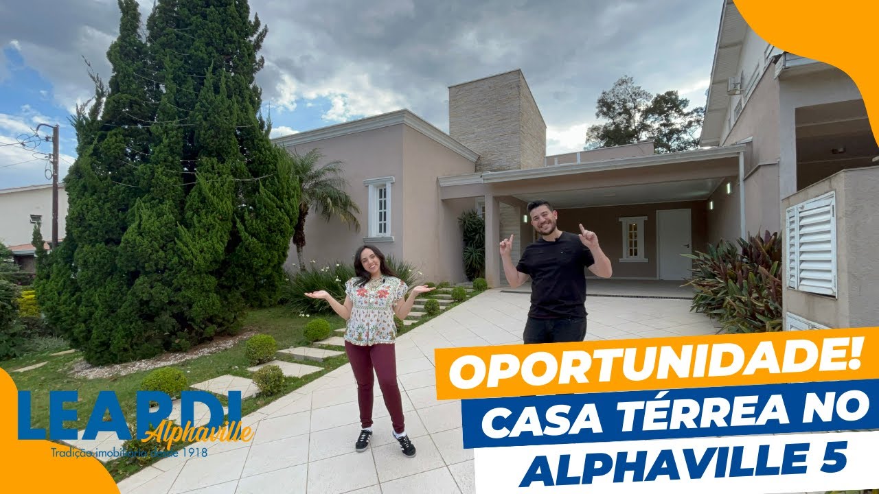 OPORTUNIDADE! CASA TÉRREA NO ALPHAVILLE 5