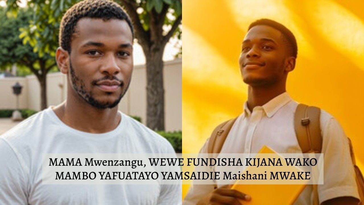 MZAZI  MWENZANGU WEWE FUNDISHA KIJANA WAKO MAMBO YAFUATAYO YAMSAIDIE MAISHANI. Share naWengine!