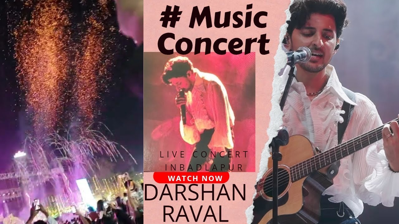 @DarshanRavalDZ live concert 👩‍🎤🎙🎶in badlapur#agarimahostav2025badlapur