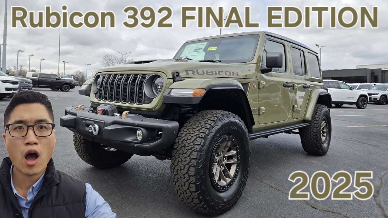 ПЕРВЫЙ ВЗГЛЯД: Jeep Wrangler Rubicon 392 FINAL EDITION 2025 года в 1941 году