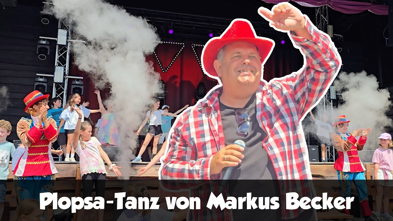 Der Plopsa-Tanz von Markus Becker | Grand Opening Premiere | Plopsaland Deutschland / Holiday Park