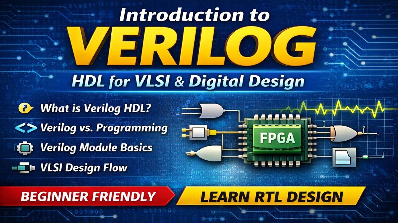 Introduction to Verilog | Basics of HDL for VLSI & Digital Design