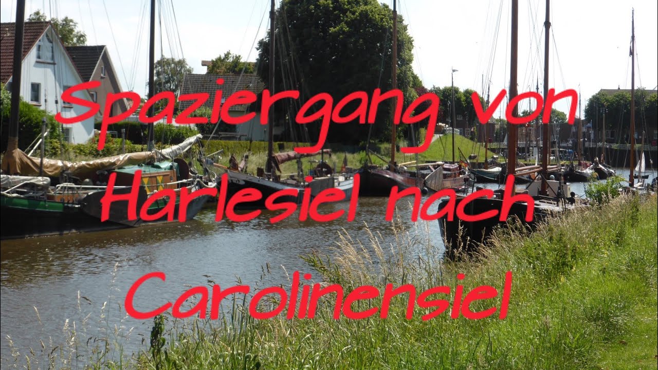 Spaziergang vom Wohnmobil Stellplatz Harlesiel nach Carolinensiel