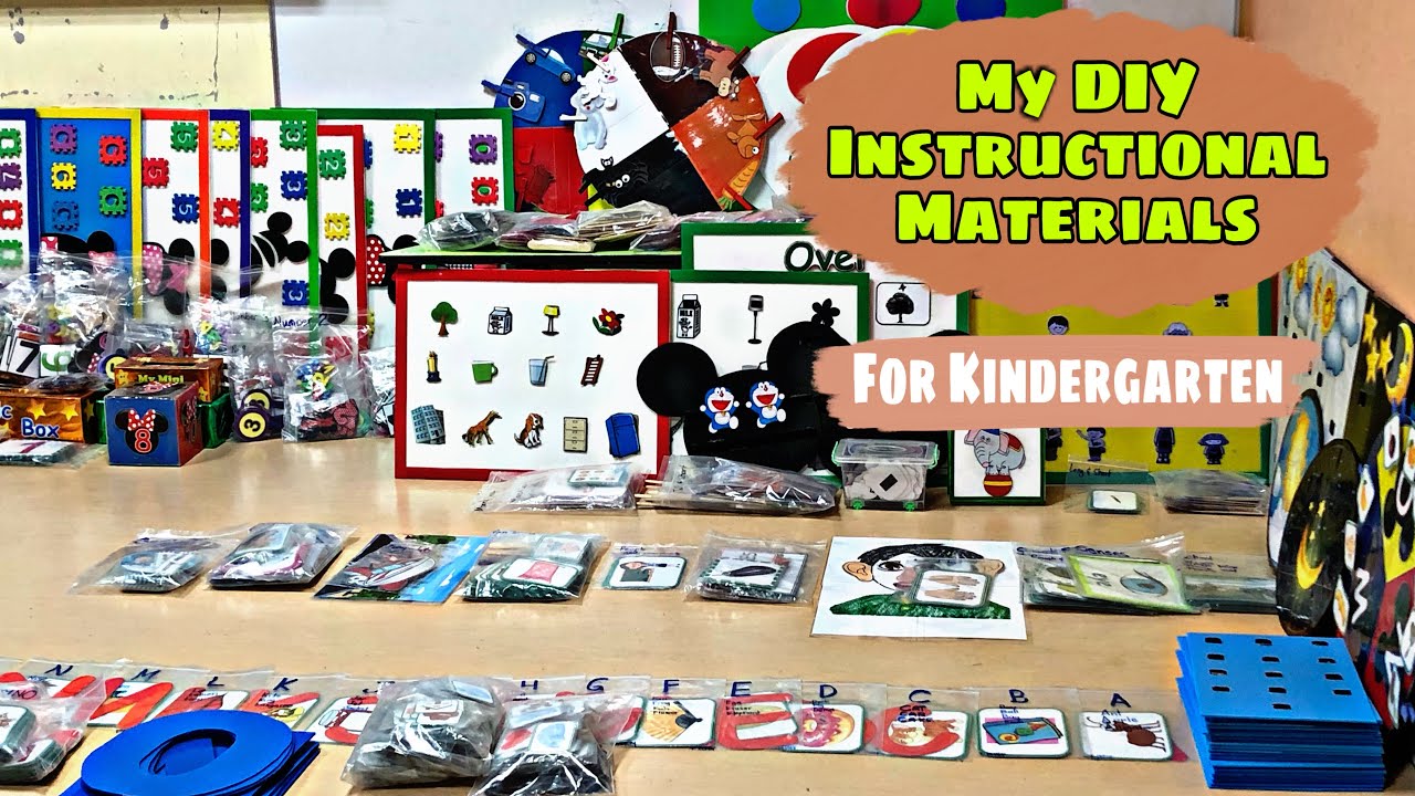 DIY Instructional Materials for kindergarten || teaching materials ideas || Thailand Vlog