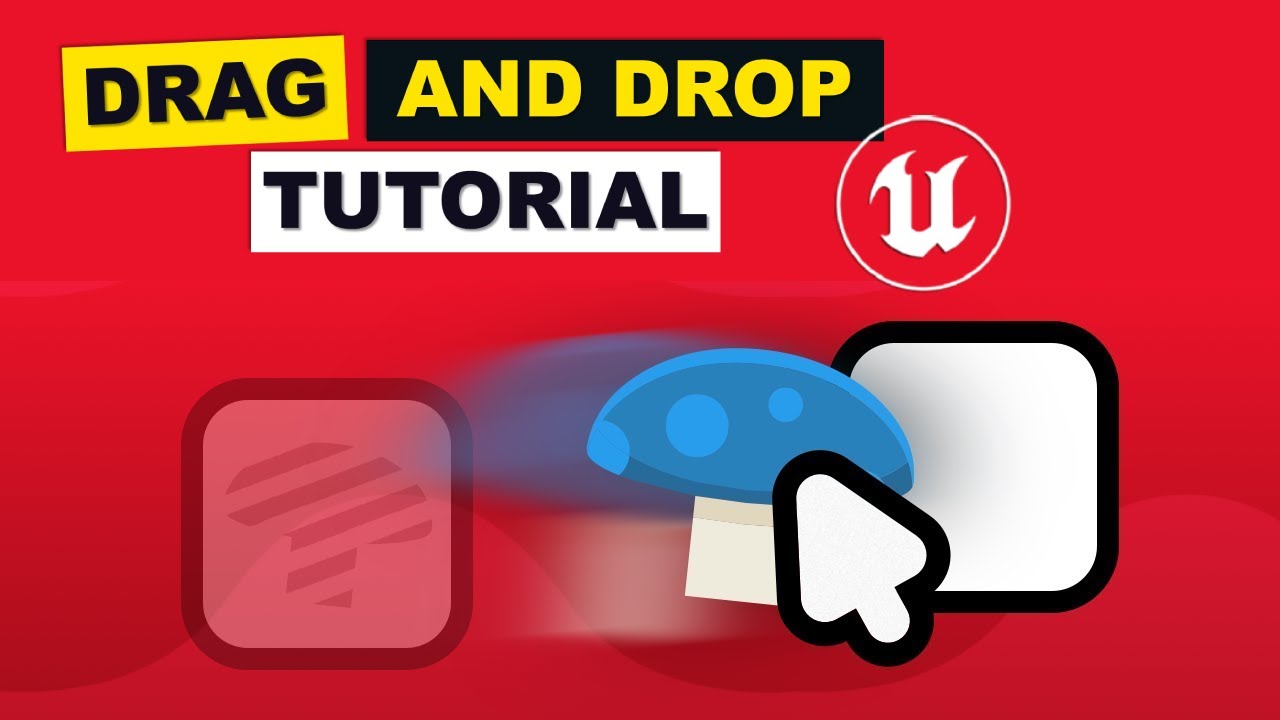 Как создать виджет Drag-and-Drop в Unreal Engine 5