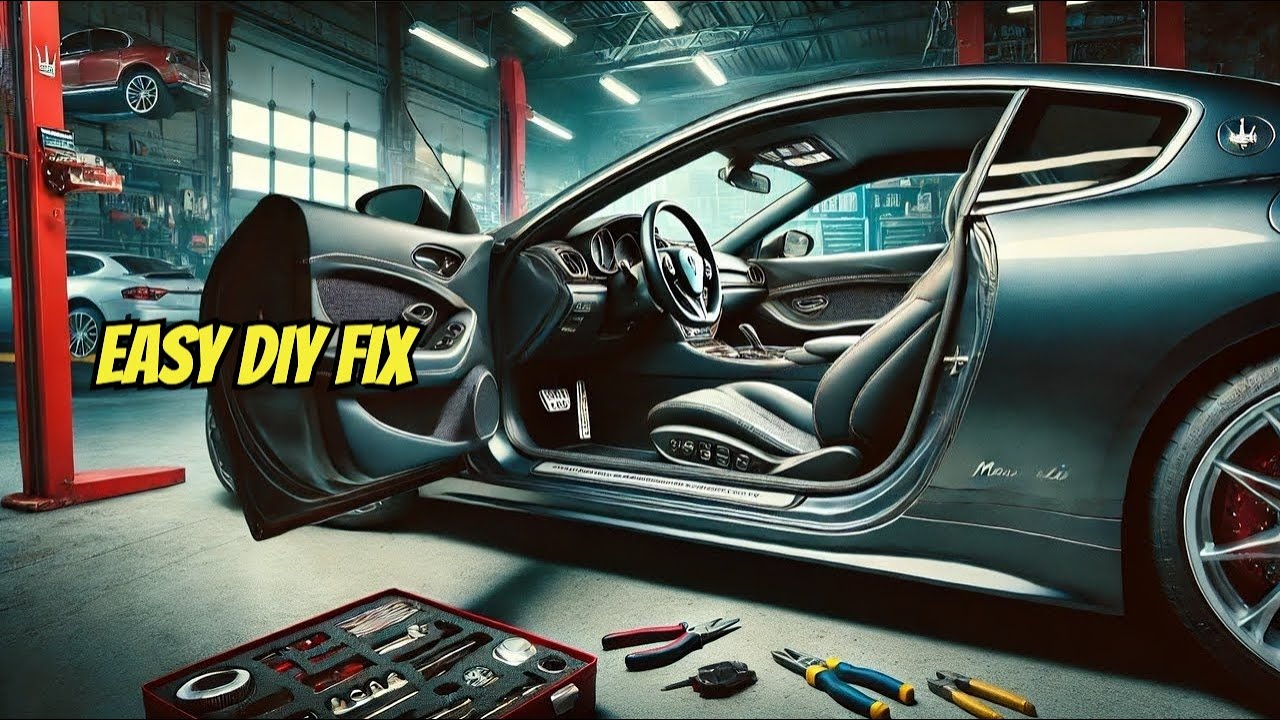 Fix a broken Maserati Seat control cover | An easy DIY Fix