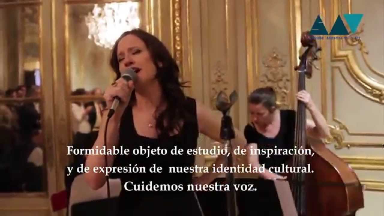 Denise Sciammarella con Sciammarella tango.