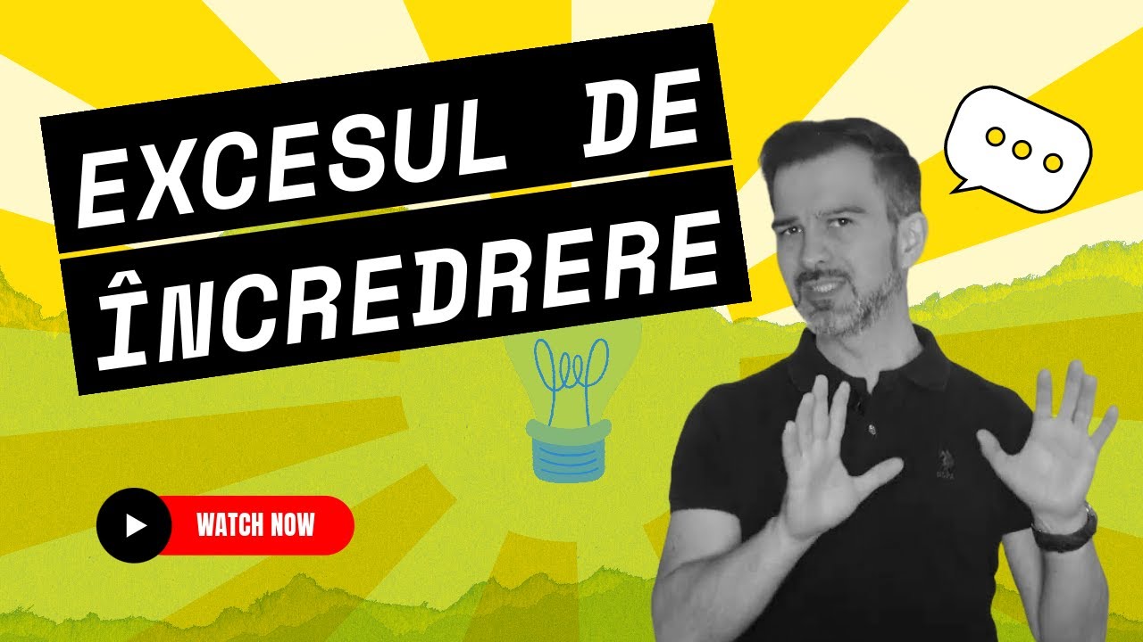 Excesul de încredere dăunează grav succesului @DanielCirt