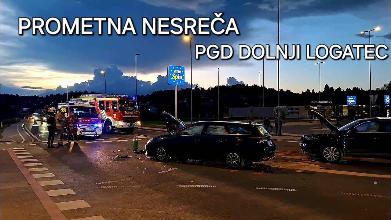 PROMETNA NESREČA PGD DOLNJI LOGATEC