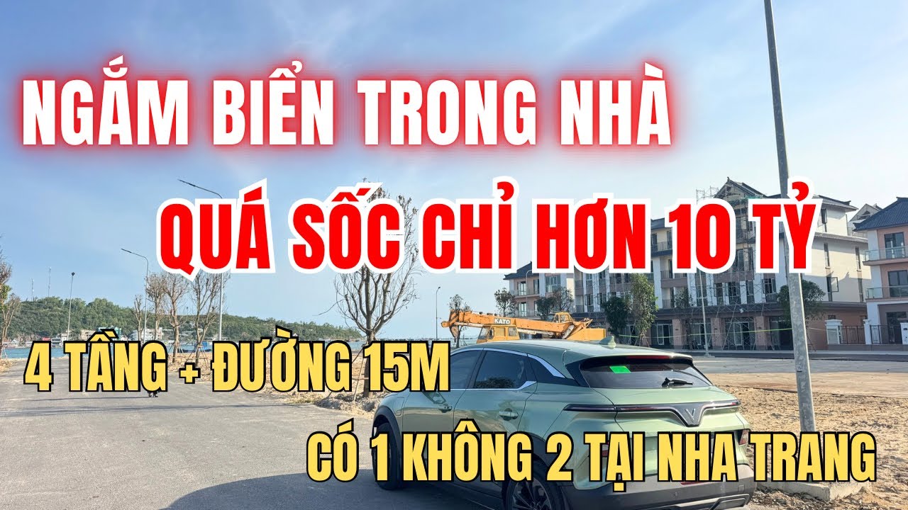 Ngắm biển ngay trong nhà mình mà RẺ QUÁ, nhà 4 tầng sát biển Trần Phú nha trang.