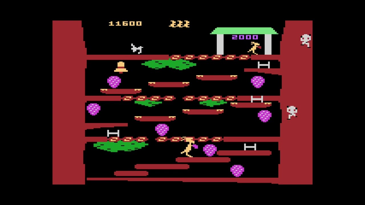 Kangaroo Longplay (Atari 5200 Version) - Level: Advanced - Warning: Contains Flashing Lights!