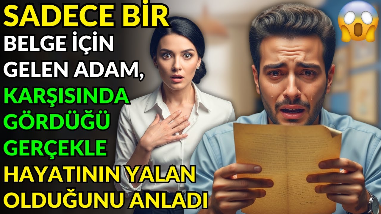 SADECE BİR BELGE İÇİN GELEN ADAM, KARŞISINDA GÖRDÜĞÜ GERÇEKLE HAYATININ YALAN OLDUĞUNU ANLADI