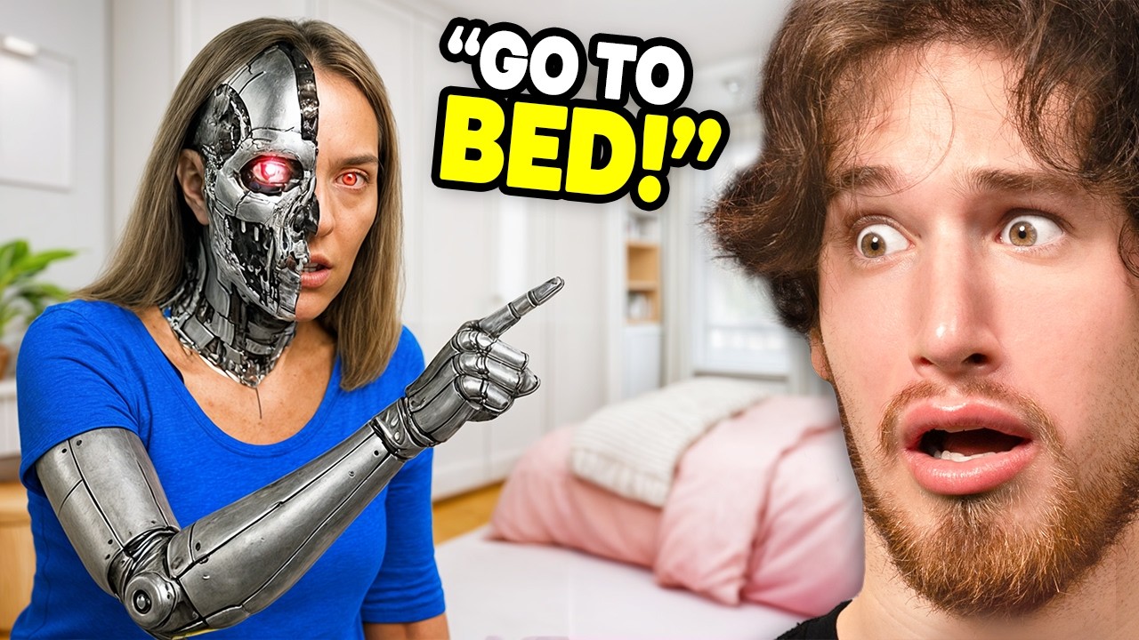 Kid Replaces Mom with AI ROBOT....