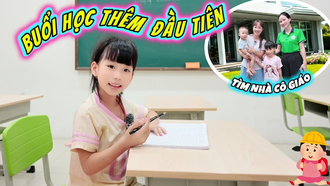 Buổi Học Thêm Đầu Tiên Của MiMi - Gia Đình MiMi Tìm Nhà Cô Giáo Chủ Nhiệm Của MiMi