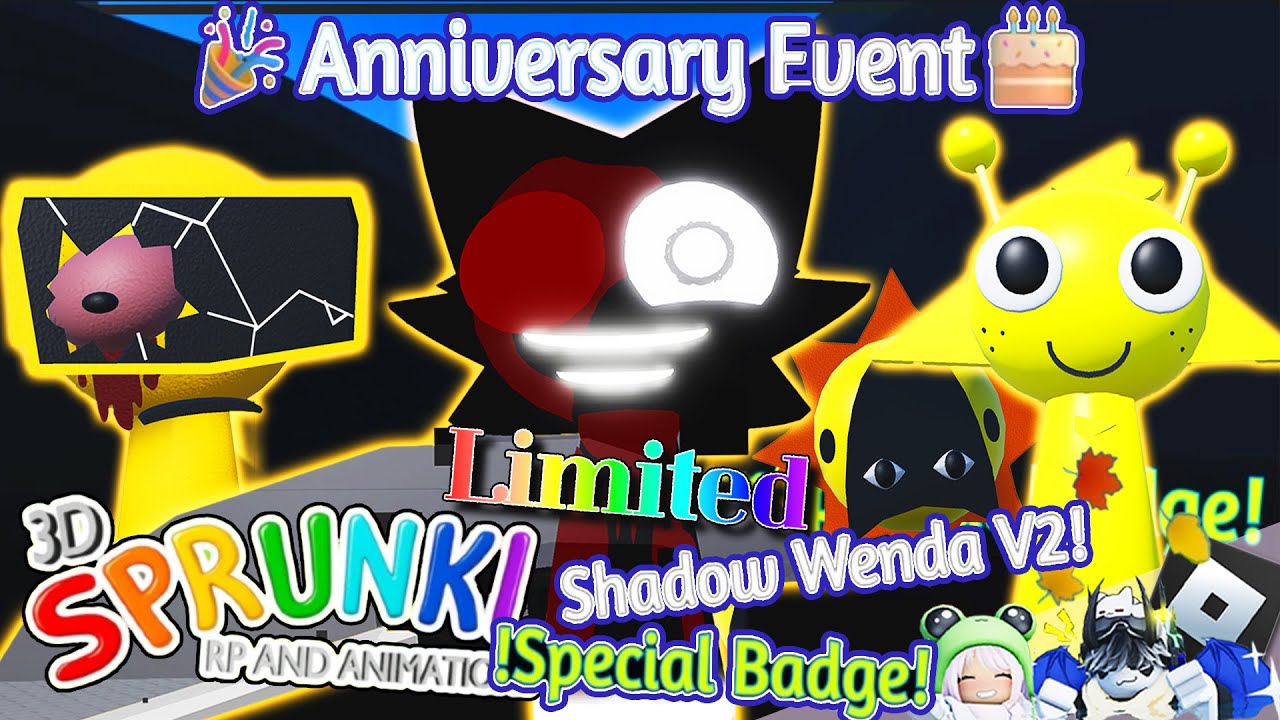 [🎉SHADOW WENDA🎉]🌈3D Sprunki RP и анимации ВЕРСИЯ 6.2 🔎ПОЛНОСТЬЮ новые Sprunki🎵 - 🎮ROBLOX @yulyonr...