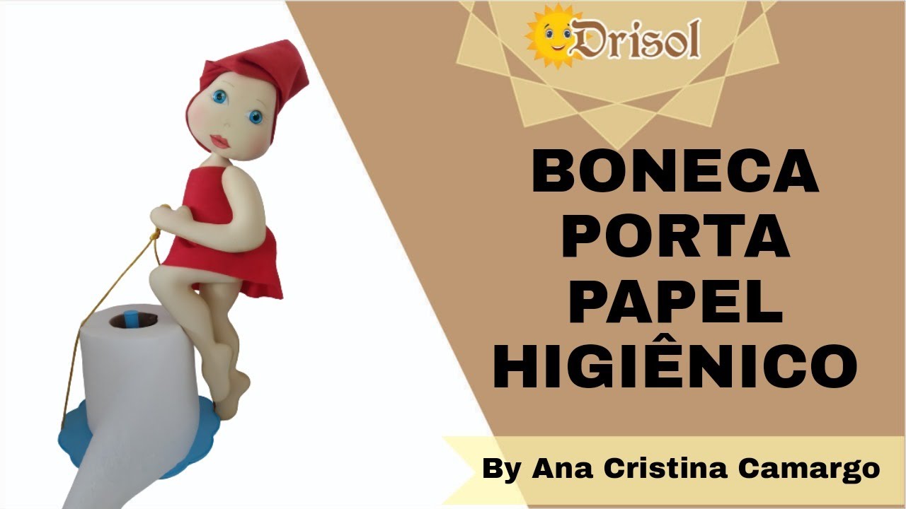 Boneca Porta Papel Higiênico - By Ana Cristina Camargo