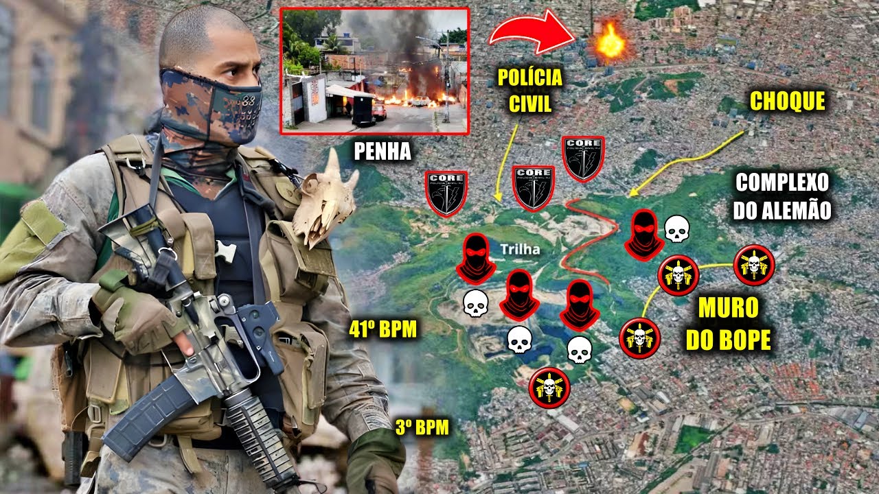 O DIA EM QUE O BOPE E FOR&Ccedil;AS ESPECIAIS DO RJ VARRERAM DO MAPA OS INIMIGOS DO POVO