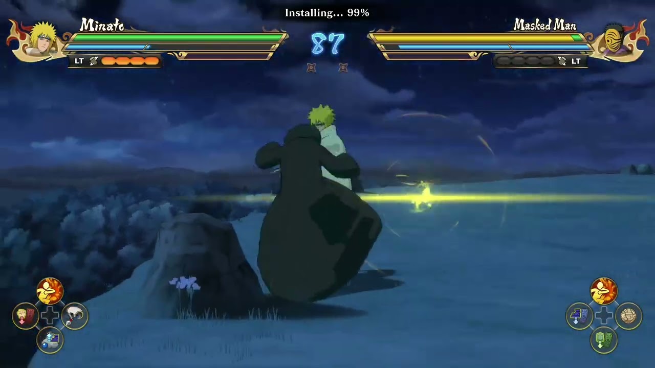 The fourth Hokage versus the masked one