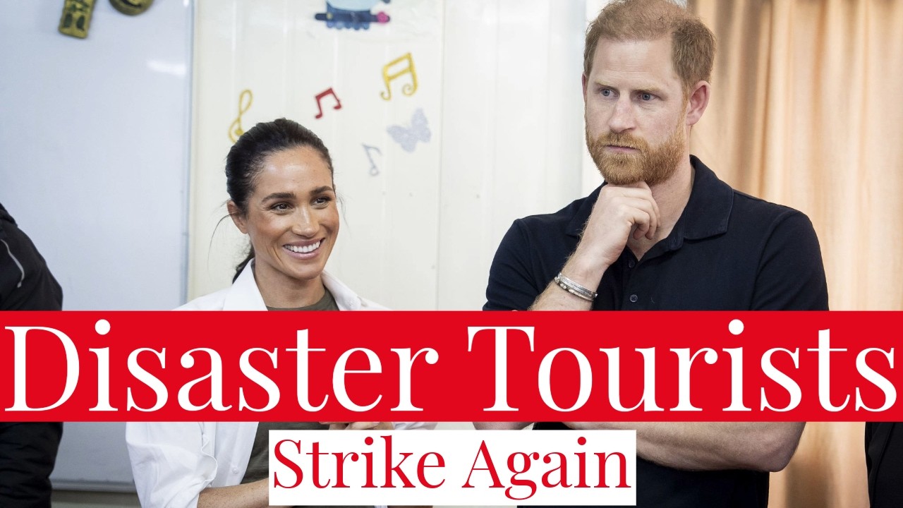 Disaster Tourists Strike Again! Prince Harry & Meghan Markle Latest Cosplay Royal Tour in Jordan