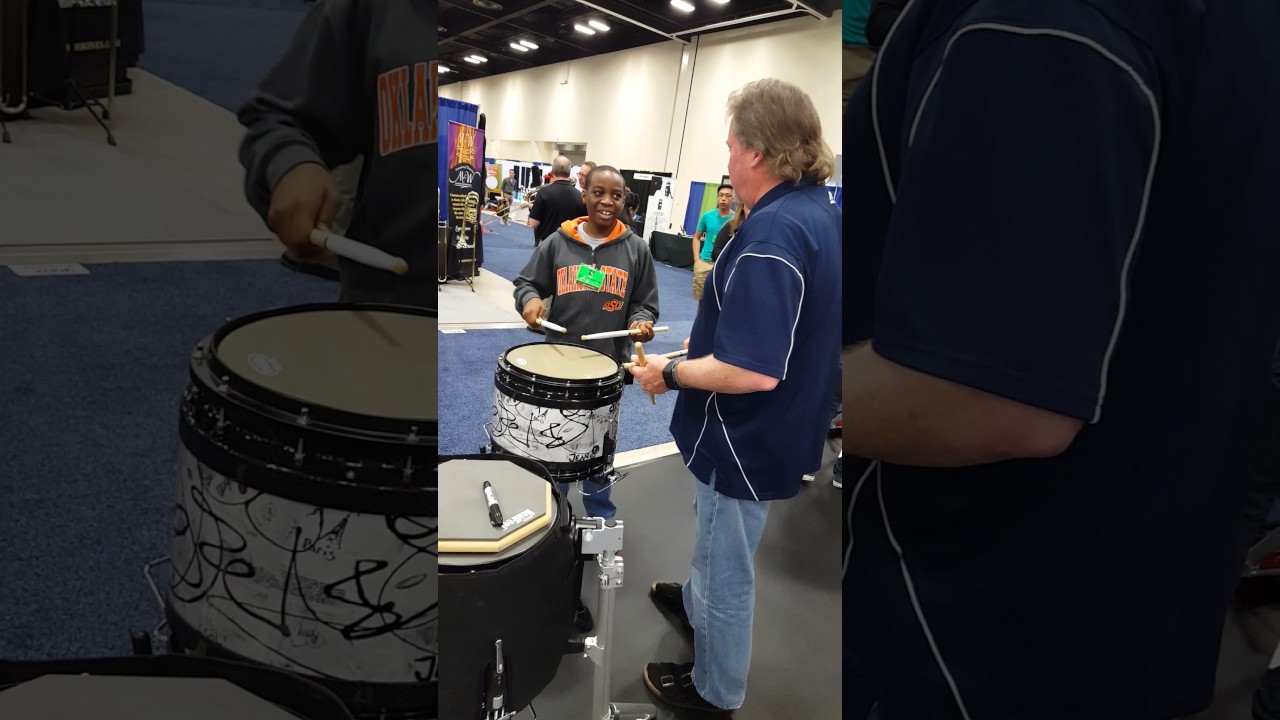Josh with Scott Johnson at TMEA 2017