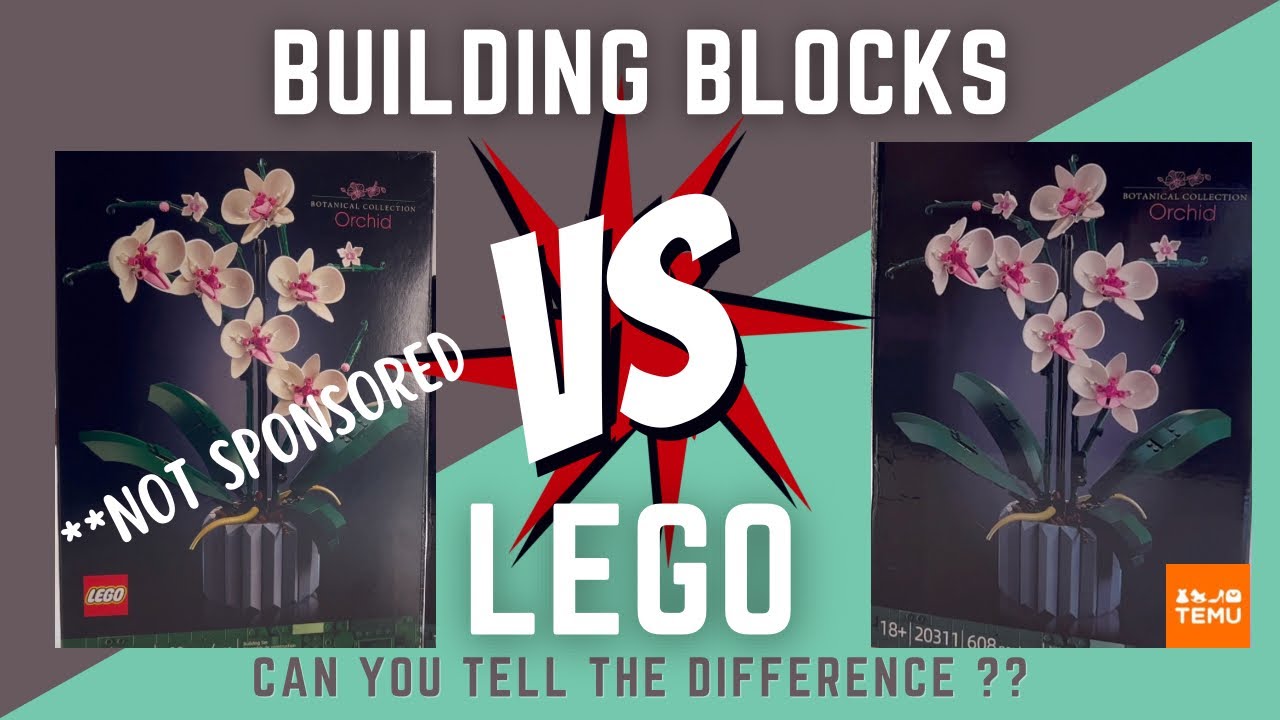 Строительные блоки (из Temu) против Lego | **НЕ спонсируется** | 1/2 цены Lego