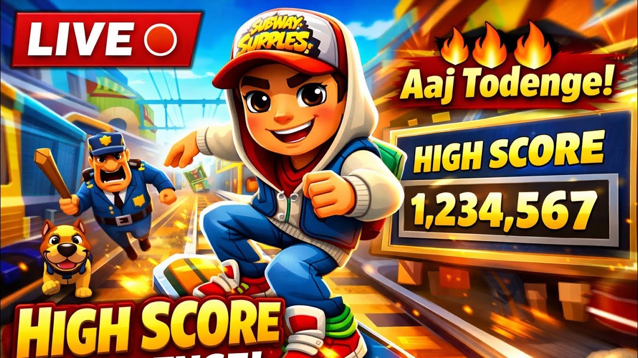 Subway Surfers Live NOW | Noob to Pro Challenge | Come Join