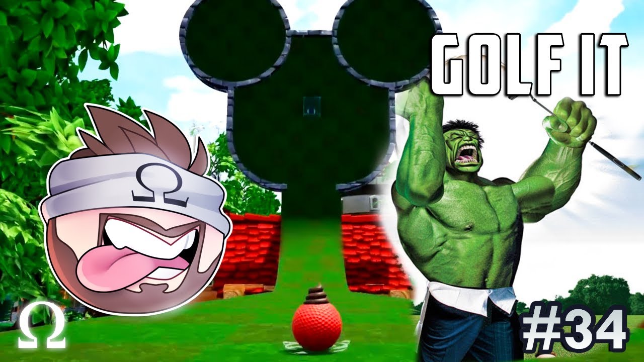 JIGGLY LOVES A GOOD HULK SMASH! (HOLE-IN-ONE MAP) | Golf It Funny Moments #34 W/Jiggly Marcel +More!