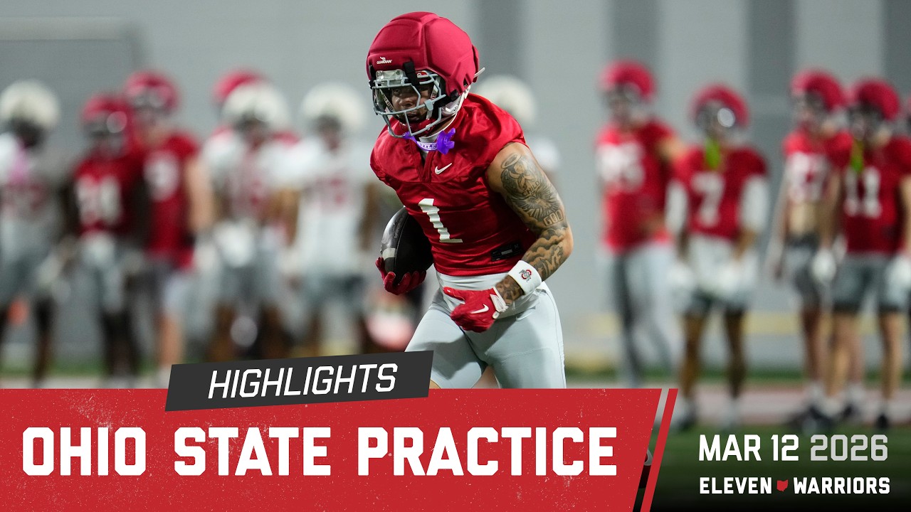 Highlights from Ohio State's second spring practice of 2026