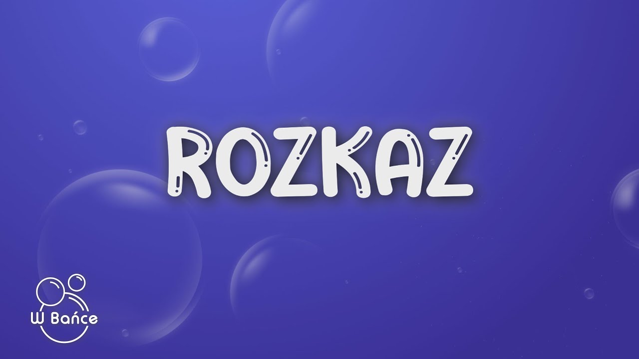 Błażej Kr&oacute;l - Rozkaz (Tekst/Lyrics)