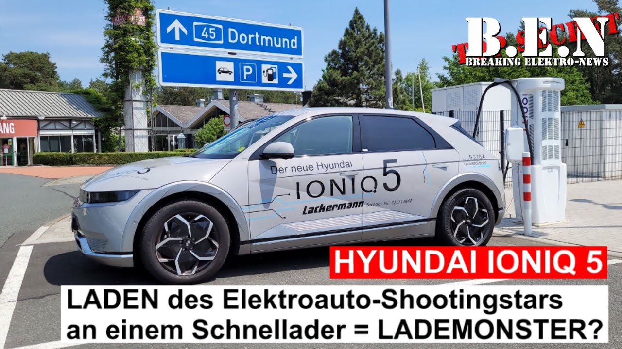HYUNDAI IONIQ 5 LADEKURVE: Laden des Elektroauto-Shootingstars an einem HPC mit kleinen HINDERNISSEN