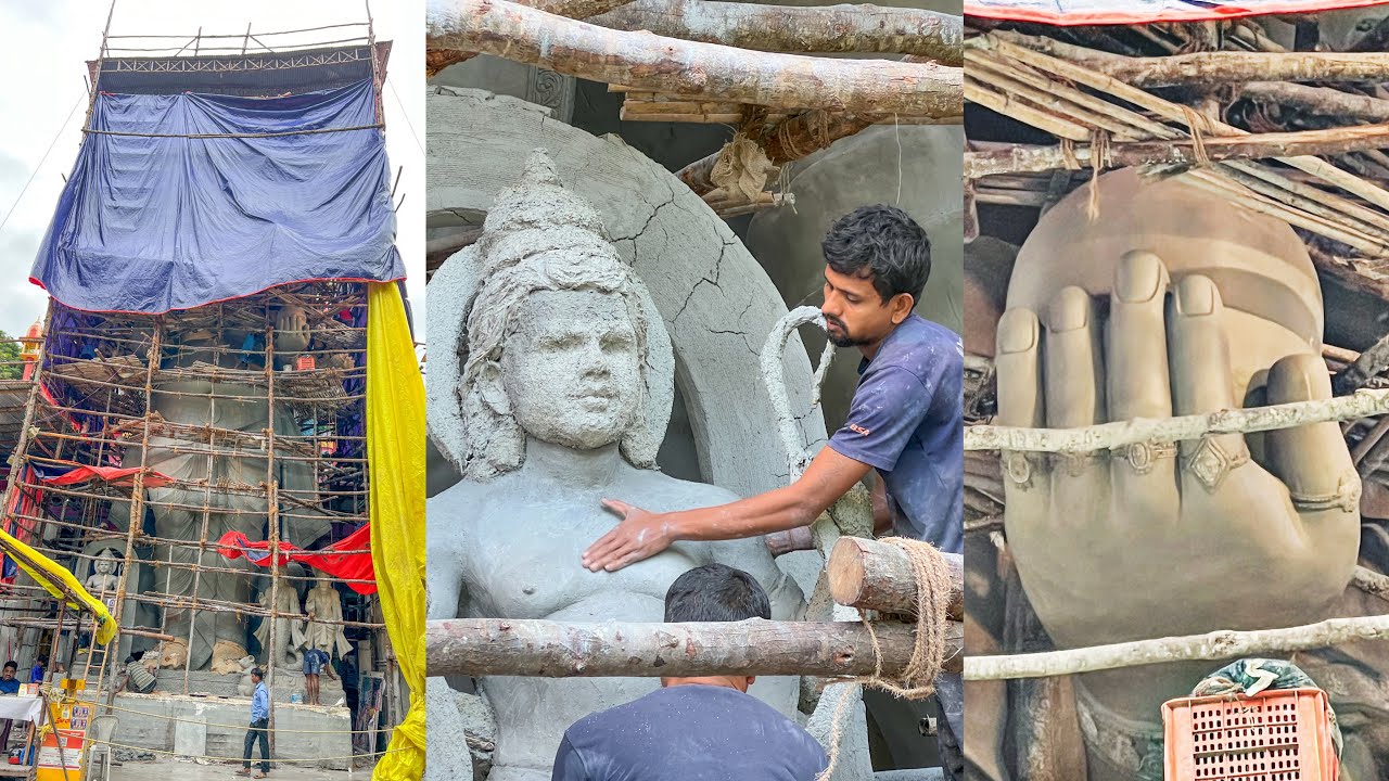 Khairatabad Ganesh Matti works Completed 100% | Khairatabad 70 Feet Matti Ganesh making | Hyderabad