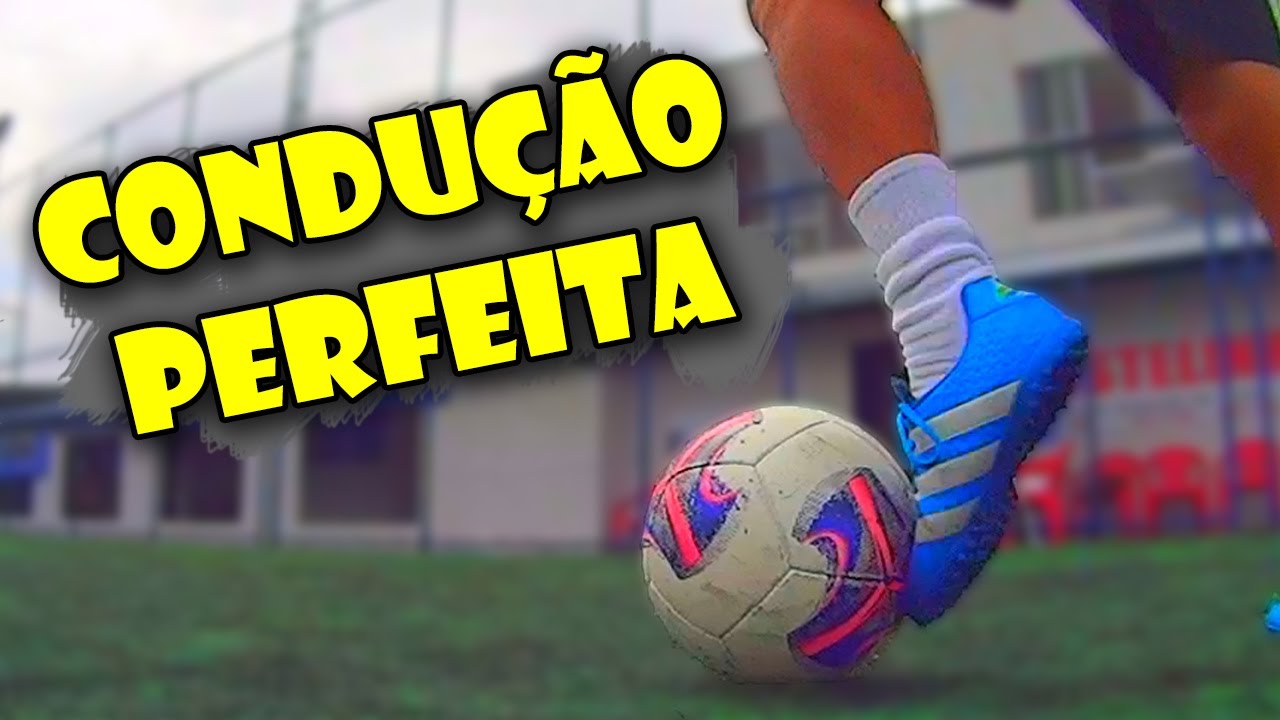 CONDUÇÃO DE BOLA IGUAL MESSI E CRISTIANO RONALDO