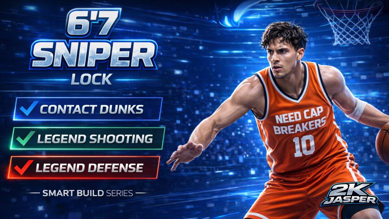BEST 6’7 Sniper Build in NBA 2K26 🔥 Full Stats + Badges