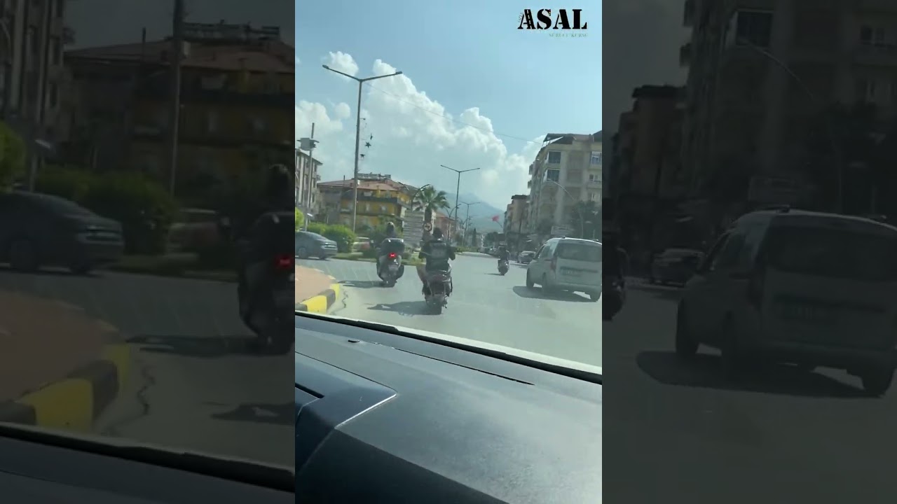 Motosiklet ve araba 1numaralı Alaşehir güzergah çalışmamız.