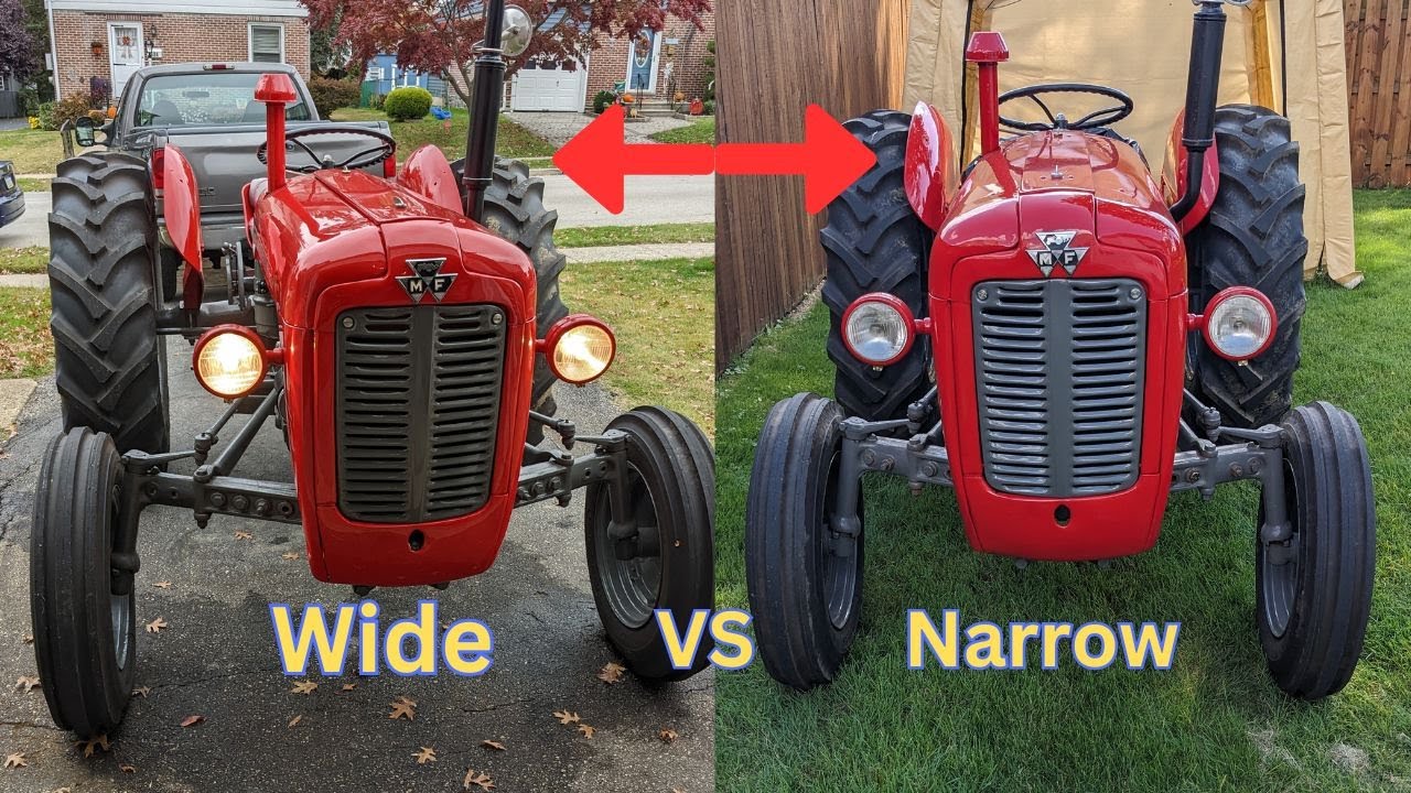 Massey Ferguson 35 Регулировка расстояния между колесами