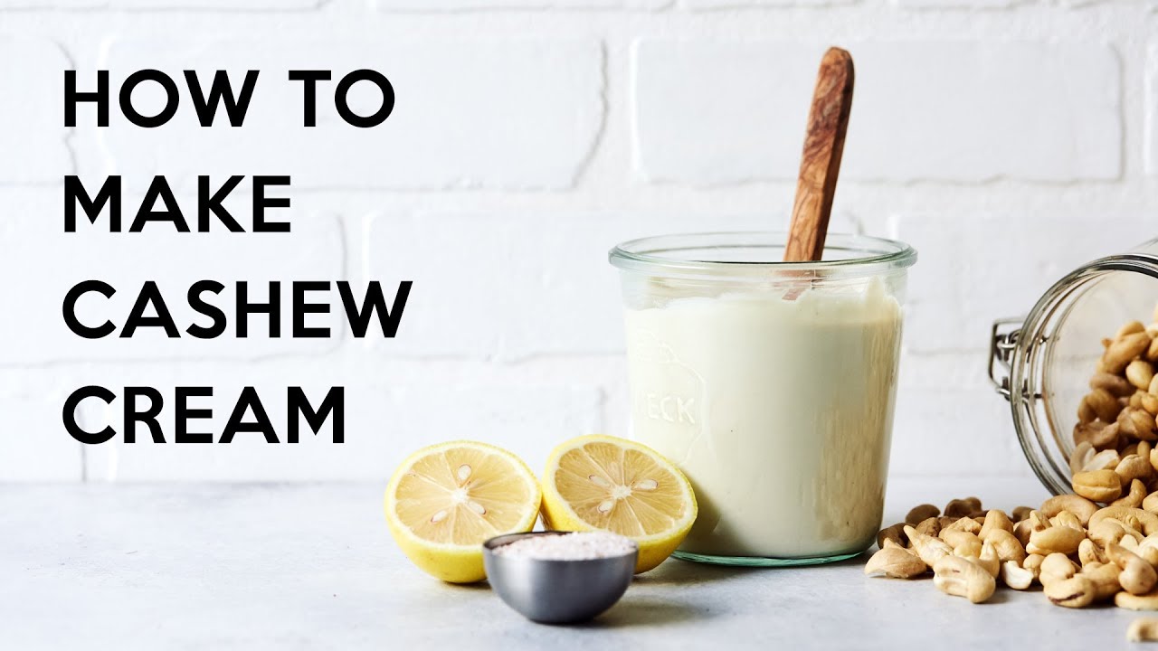 How To Make Cashew Cream #vegan #Whole30 #Keto