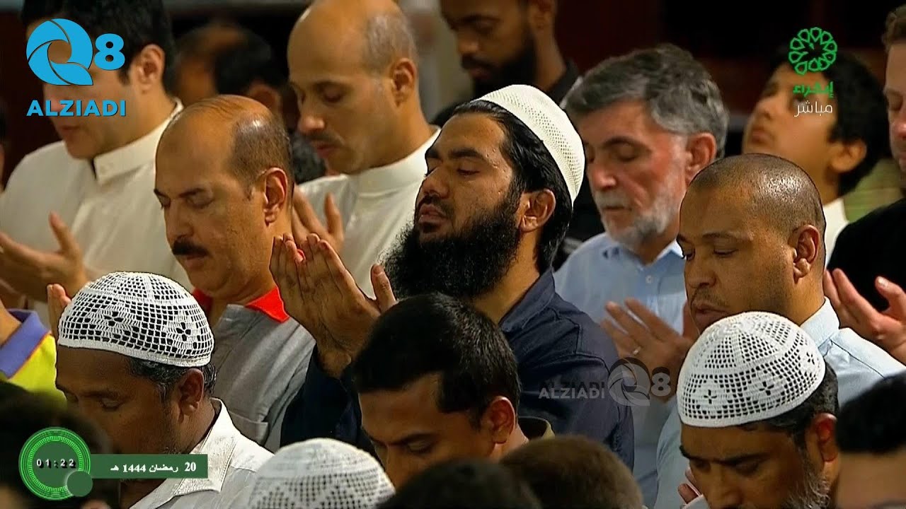 صلاة القيام من مسجد الدولة الكبير مع الشيخ عمر الدمخي و الشيخ خالد الجهيم عبر قناة إثراء