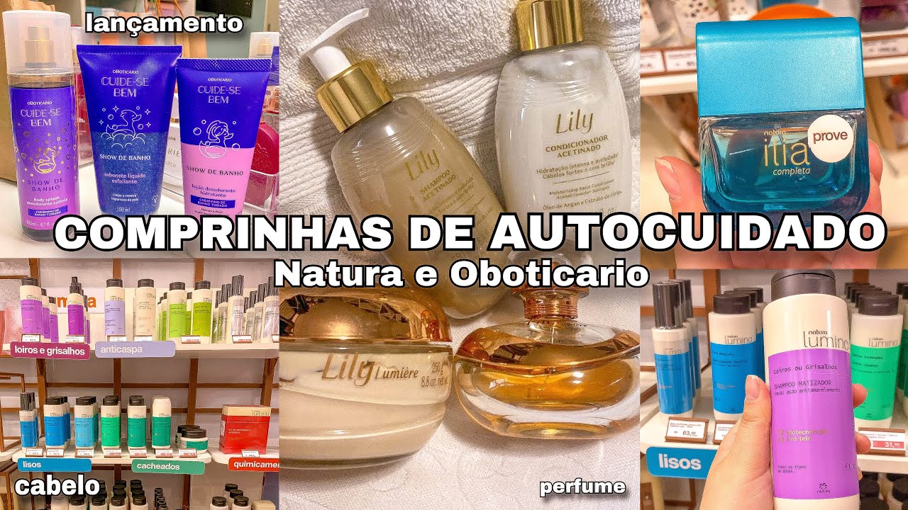 VLOG COMPRINHAS DE AUTOCUIDADO 🧖🏻‍♀️🛍️🌸✨ no shopping, Natura e Oboticario
