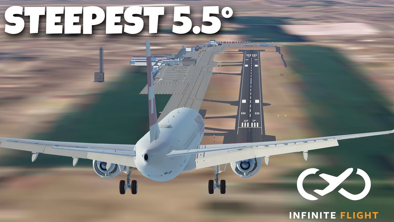 Заход на посадку в Лондоне — это просто безумие! Швейцарский A220 в Infinite Flight Simulator