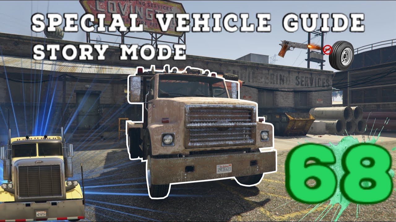 GTA V: Get TOWTRUCK with SPECIAL BULLET PROOF TIRES from TOW TRUCK