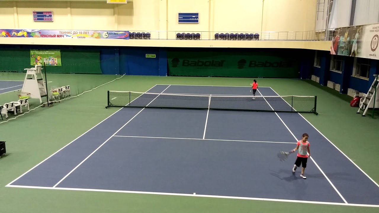 Tennis match part 2. 2015.12.07 in Astana, Kazakhstan