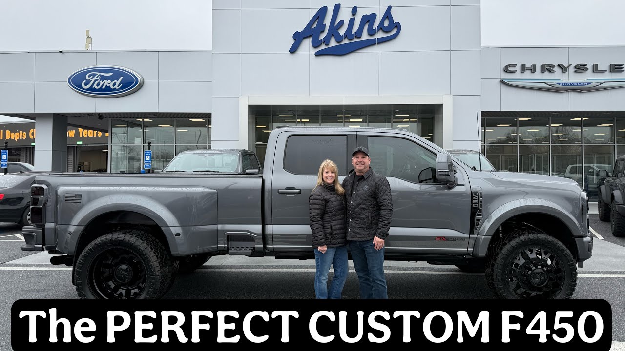 Steve Young's 2024 Ford F-450 Platinum Carbonized Gray Reserve 2.5