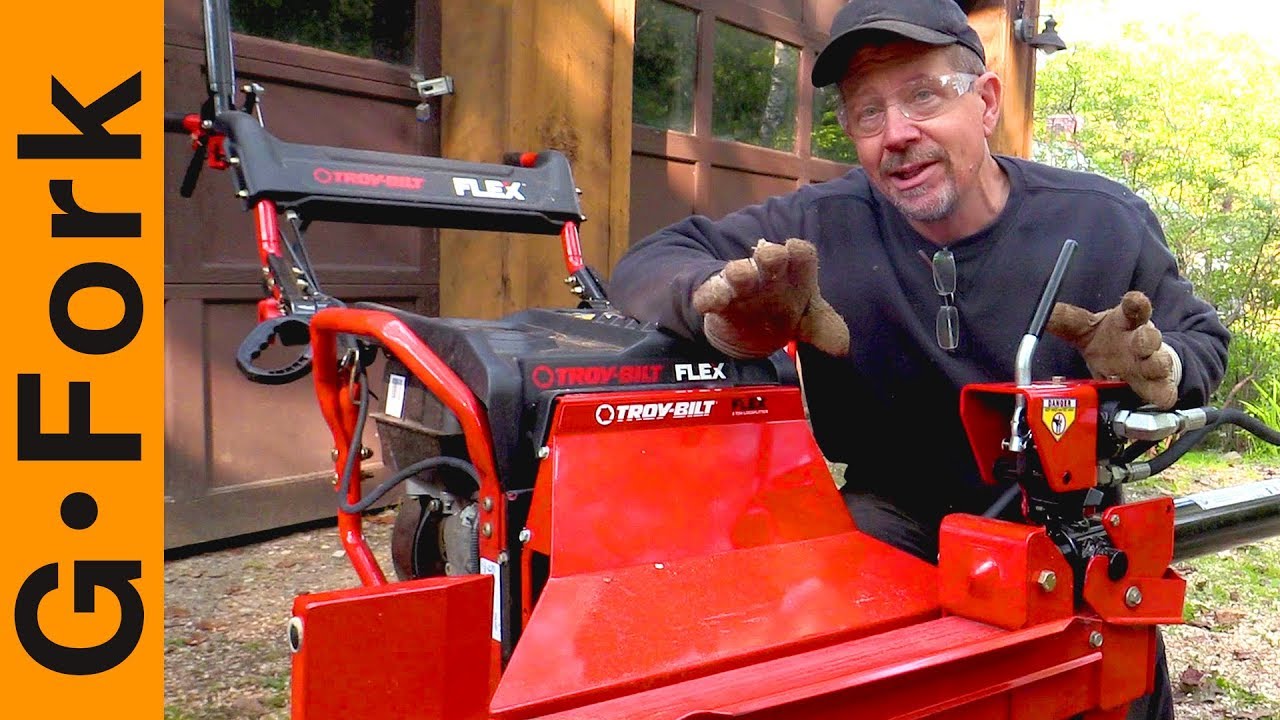 Is This Log Splitter Good? The Troy Bilt Flex Log Splitter | GardenFork