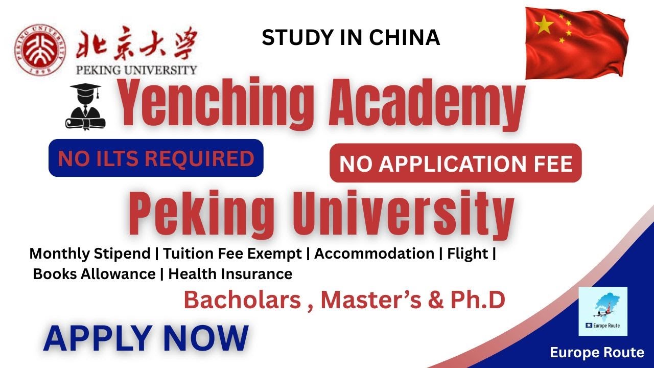 Peking university Scholarship 2025–26 | Fully Funded | No Application Fee & No IELTS Required
